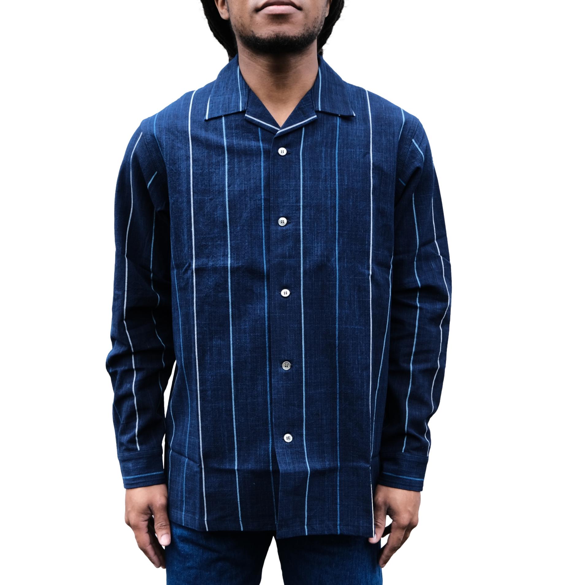 Omoto Denim "Matsusaka Momen" Natural Indigo Shirt