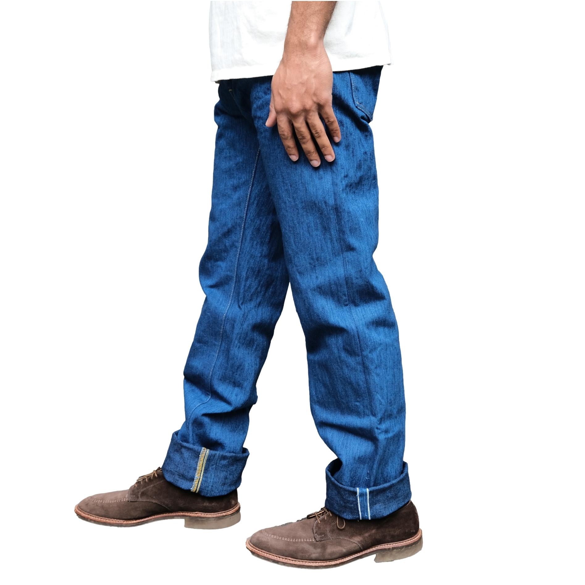 Samurai Jeans S6100XX15oz-SH "Seigaiha" Selvedge Jeans (Slim Straight)