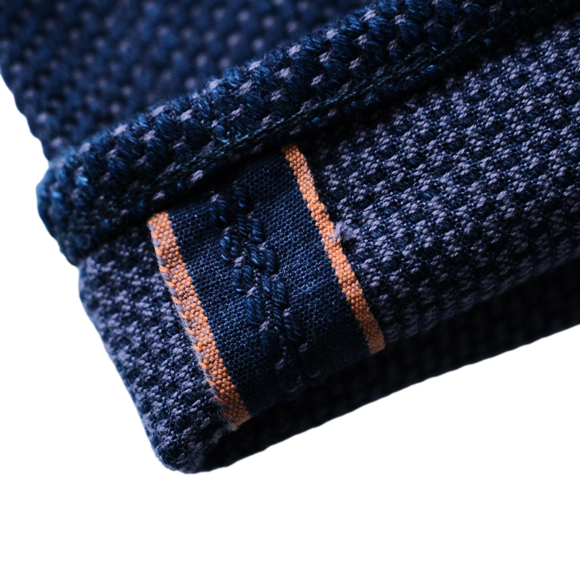 Graphzero 13oz. Indigo x Purple Selvedge Sashiko Pants - Okayama Denim