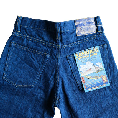 Samurai Jeans S6100XX15oz-SH "Seigaiha" Selvedge Jeans (Slim Straight)