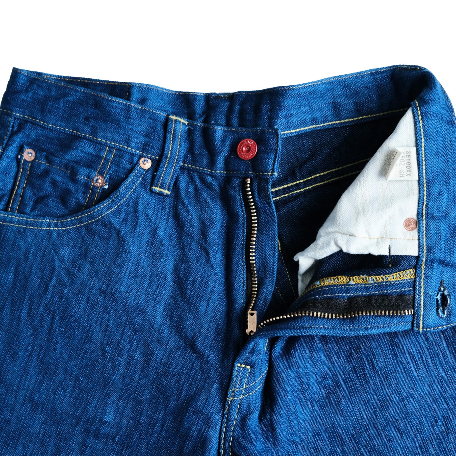 Samurai Jeans S6100XX15oz-SH "Seigaiha" Selvedge Jeans (Slim Straight)