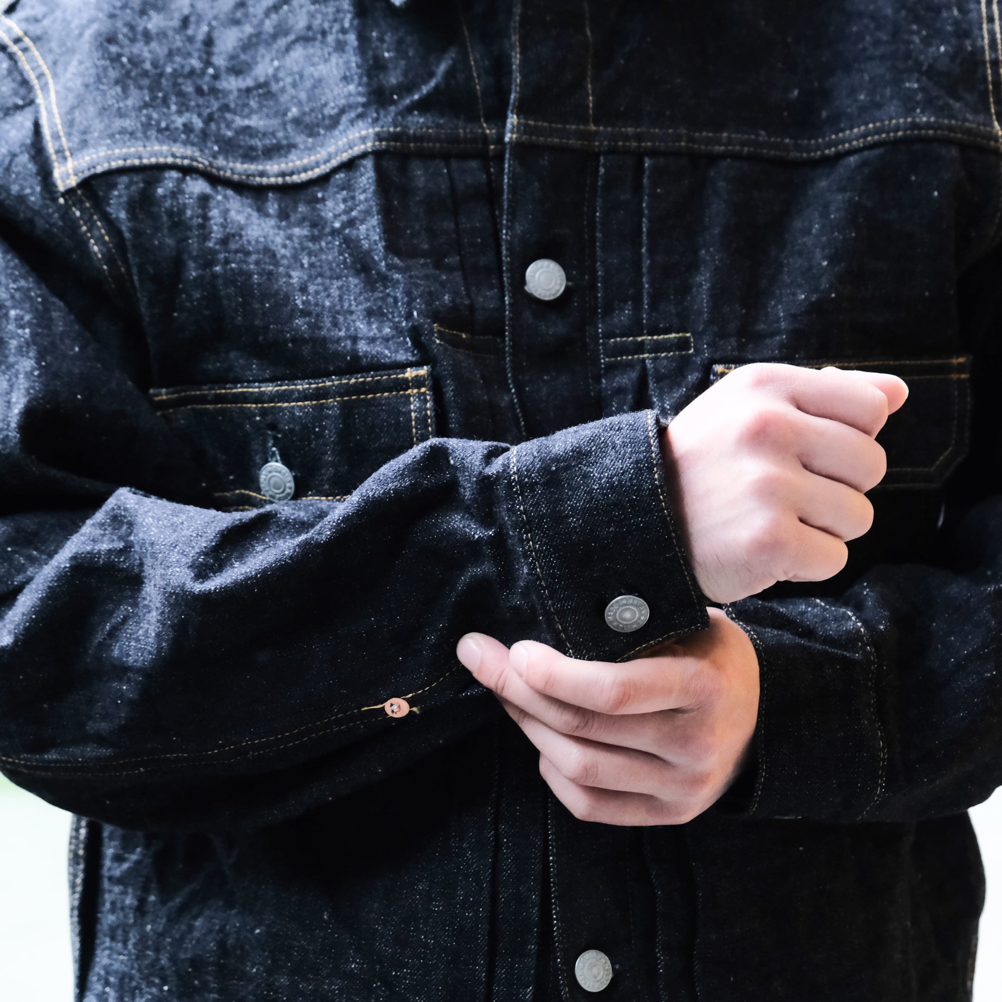 Omoto Denim 15.5oz. Slub x Nep Type 2 Selvedge Jacket - Okayama Denim