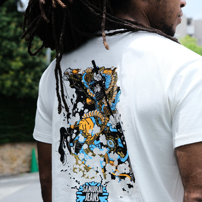 Samurai Jeans SJST26-102 Heavyweight Logo Print Tee