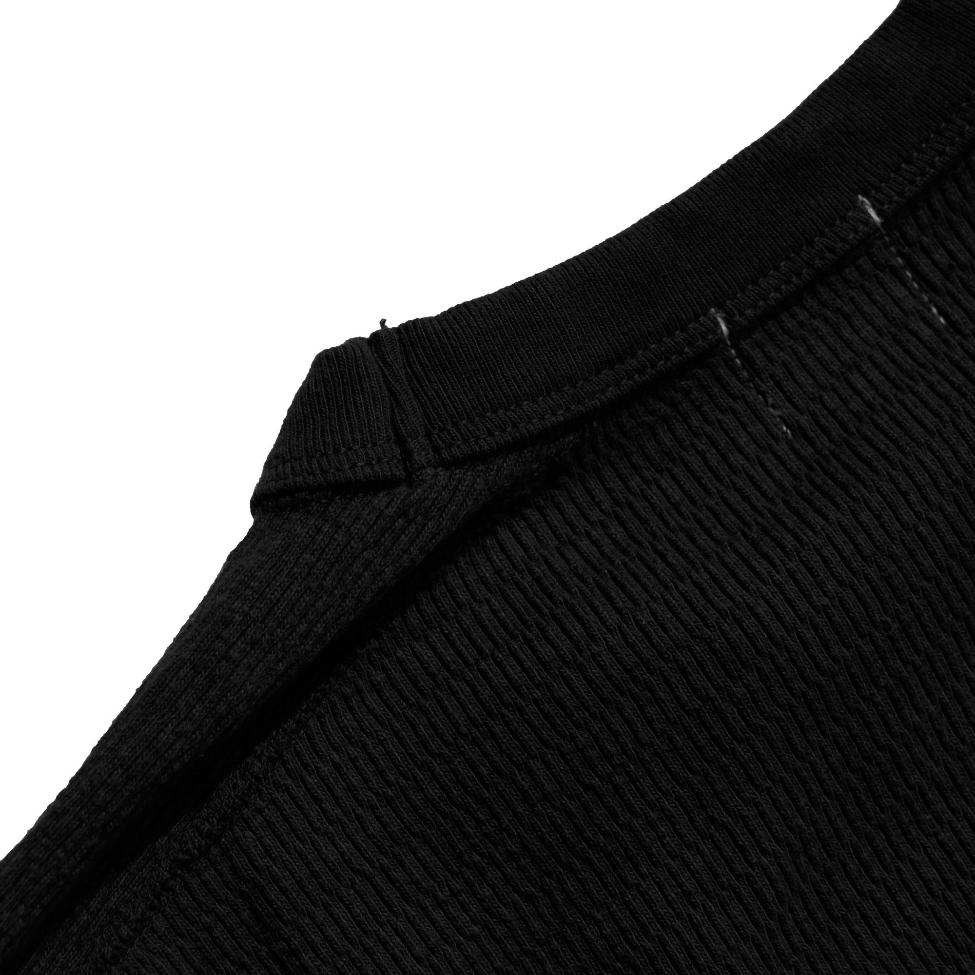 OD+LW "Kurozome" Supima Long Honeycomb Thermal Henley