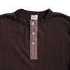Loop & Weft Supima Long Honeycomb Thermal Henley (Brown)