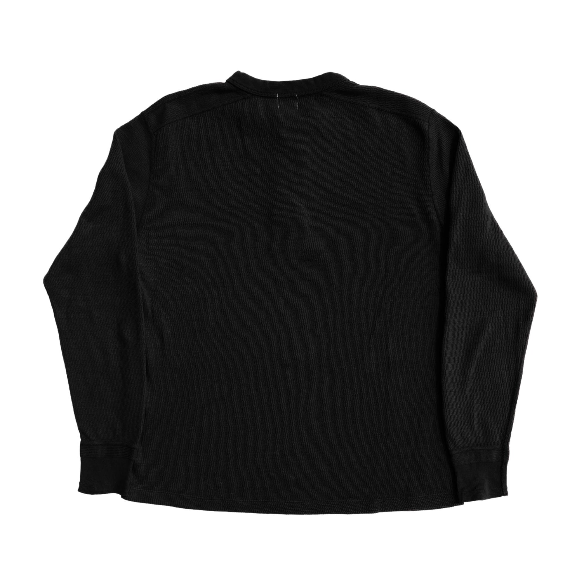 OD+LW "Kurozome" Supima Long Honeycomb Thermal Henley