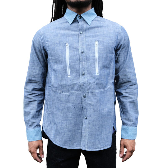 Fullcount x Fumito Ganryu USN Selvedge Chambray Shirt