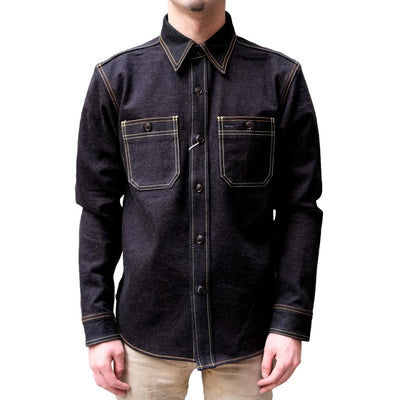 [Pre-Order] Studio D'Artisan "Aishibuzome" Selvedge Denim Work Shirt