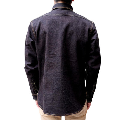 [Pre-Order] Studio D'Artisan "Aishibuzome" Selvedge Denim Work Shirt
