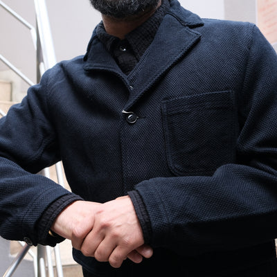 [Pre-Order] Studio D'Artisan "Kurozome" Selvedge Sashiko Tailored Jacket