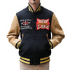 Studio D'Artisan 4580 Wool/Horsehide Leather Stadium Jacket