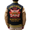 Studio D'Artisan 4580S Wool/Horsehide Leather Stadium Jacket