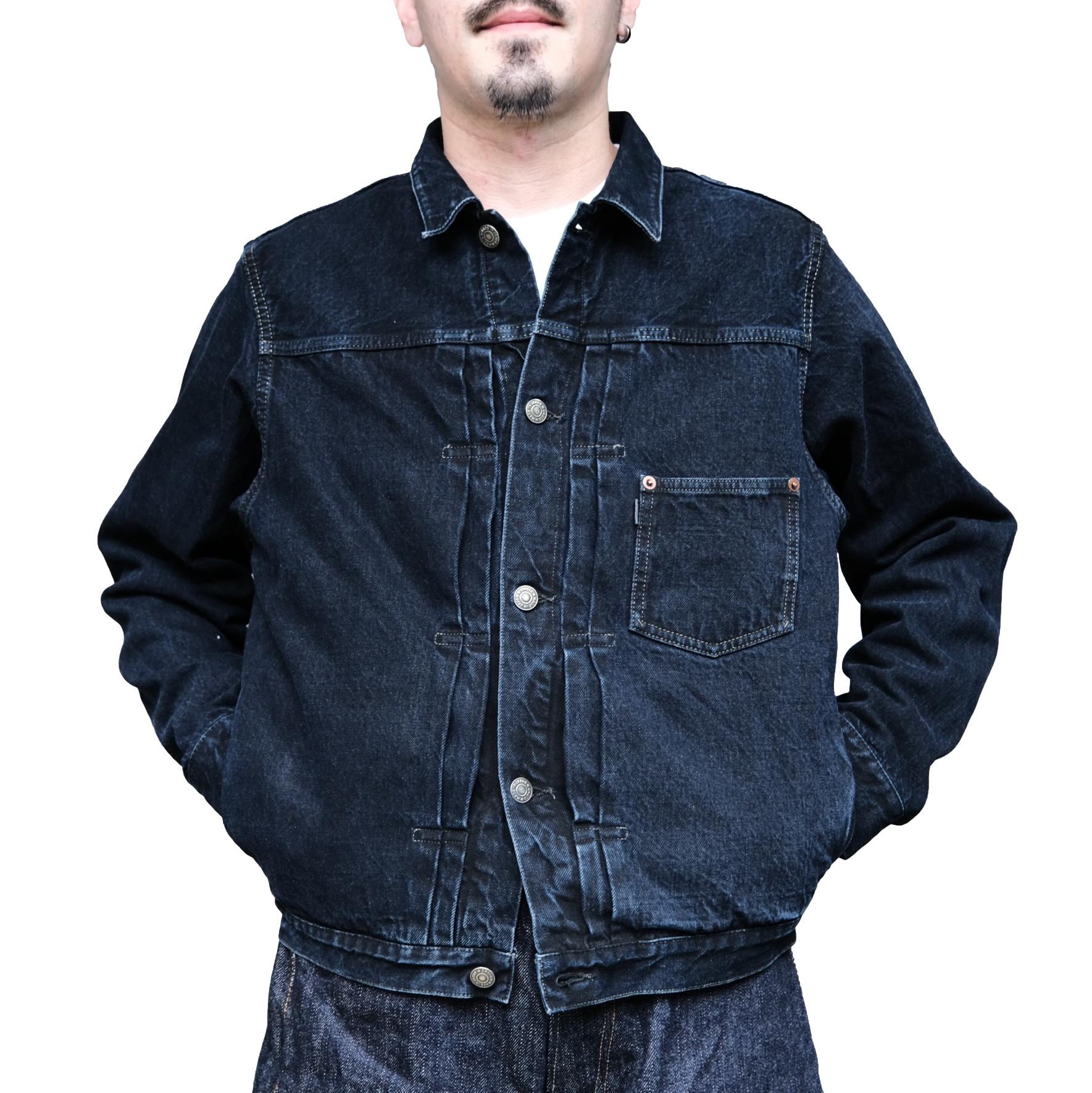 Omoto Denim Indigo Overdyed Type 1 Selvedge Jacket - Okayama Denim