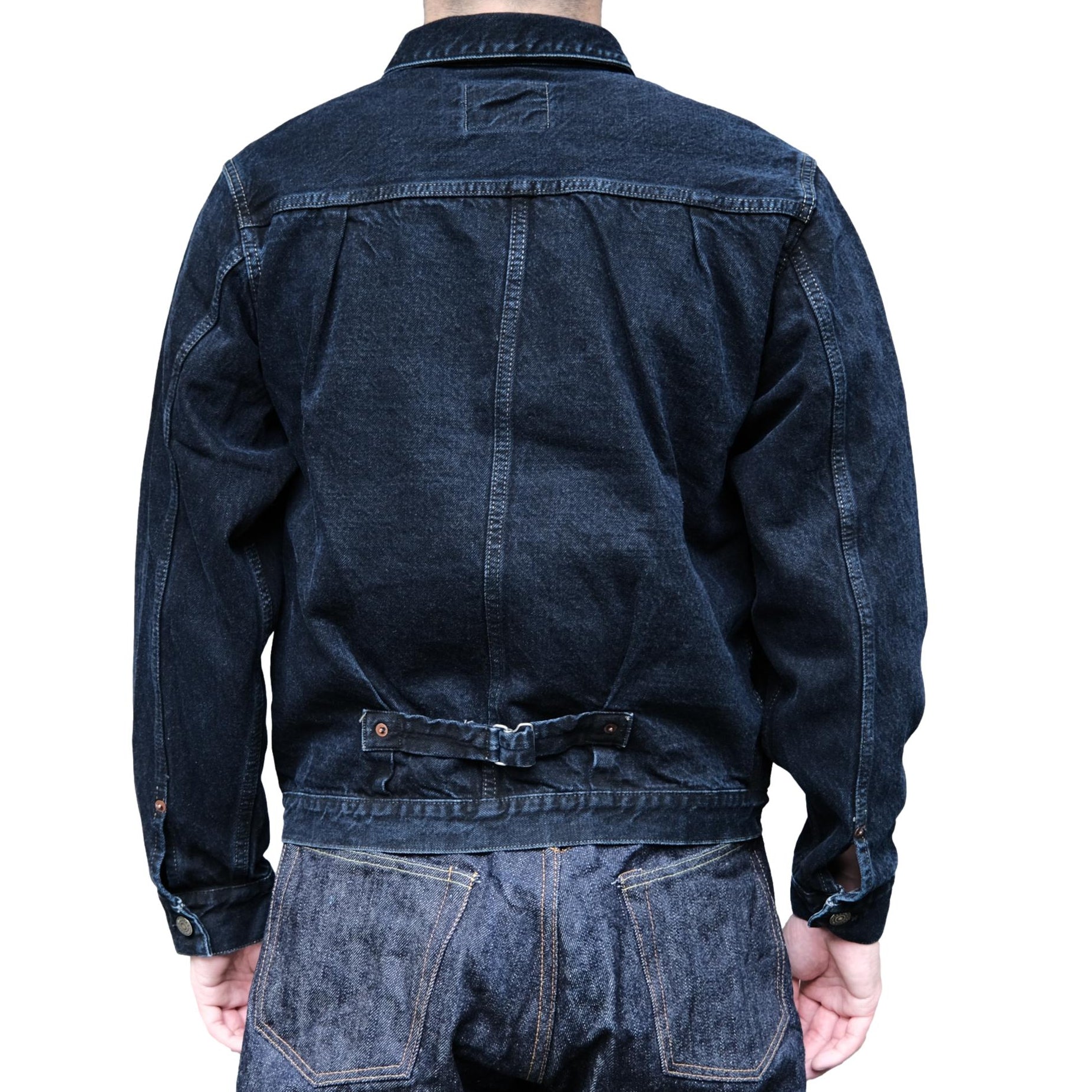 Omoto Denim Indigo Overdyed Type 1 Selvedge Jacket - Okayama Denim