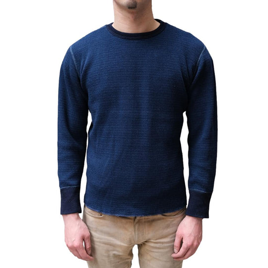 Studio D'Artisan L/S Indigo Dyed Heavy Thermal
