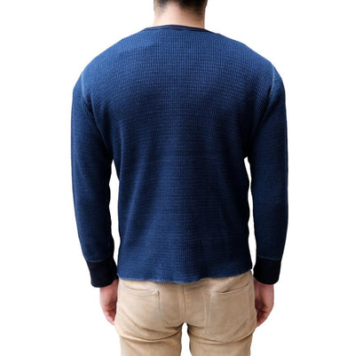 Studio D'Artisan L/S Indigo Dyed Heavy Thermal
