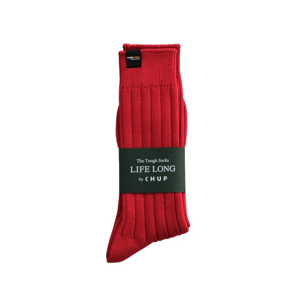 Chup Socks TS-1 "Life Long" (Red)