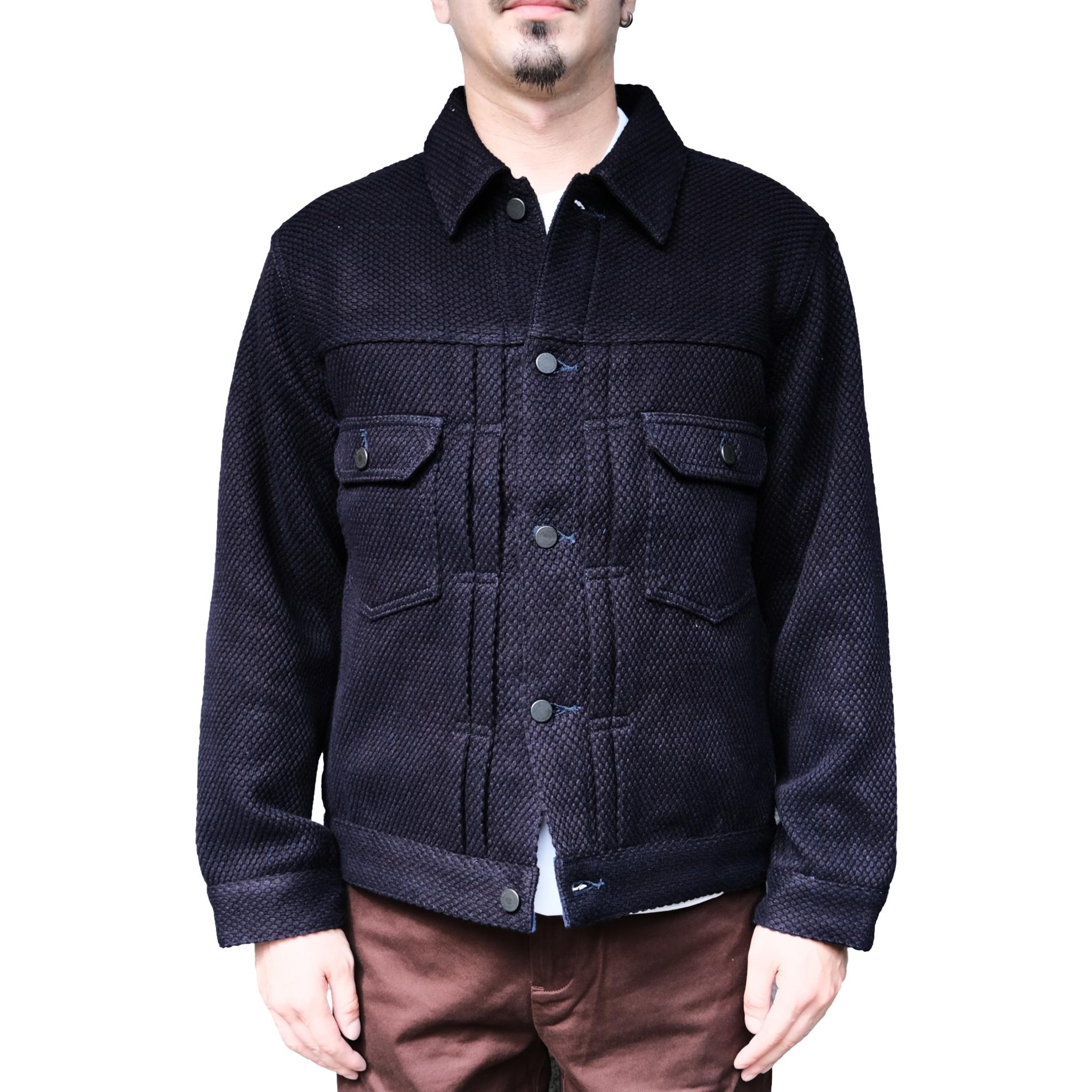 Momotaro "Bushu" Heavyweight Natural Indigo Sashiko Type 2 Jacket