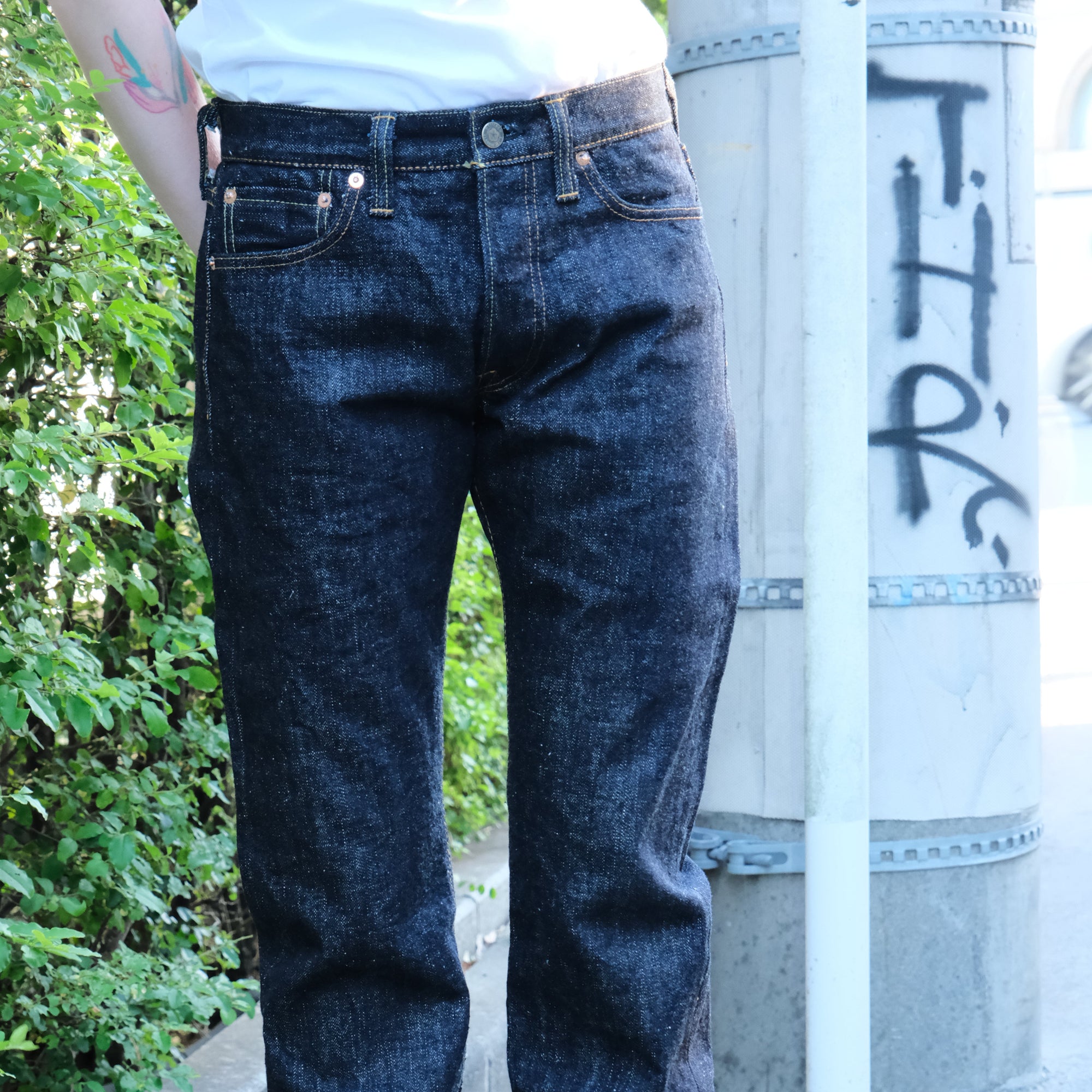 [Women's] Samurai Jeans GA0510VX "Geisha" 17oz. Selvedge Jeans (Regular Straight) - Okayama Denim