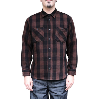 Momotaro Nishiwaki Block Check Flannel Shirt