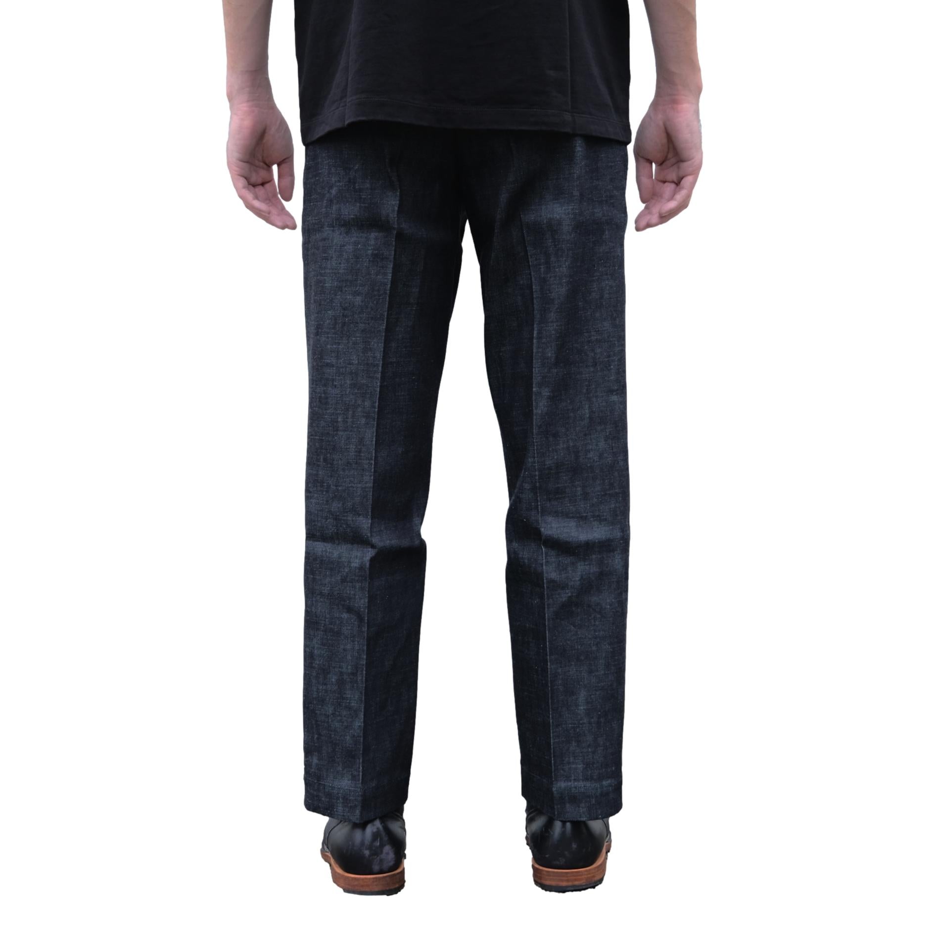 Momotaro Pleated 8oz. Selvedge Denim Trousers