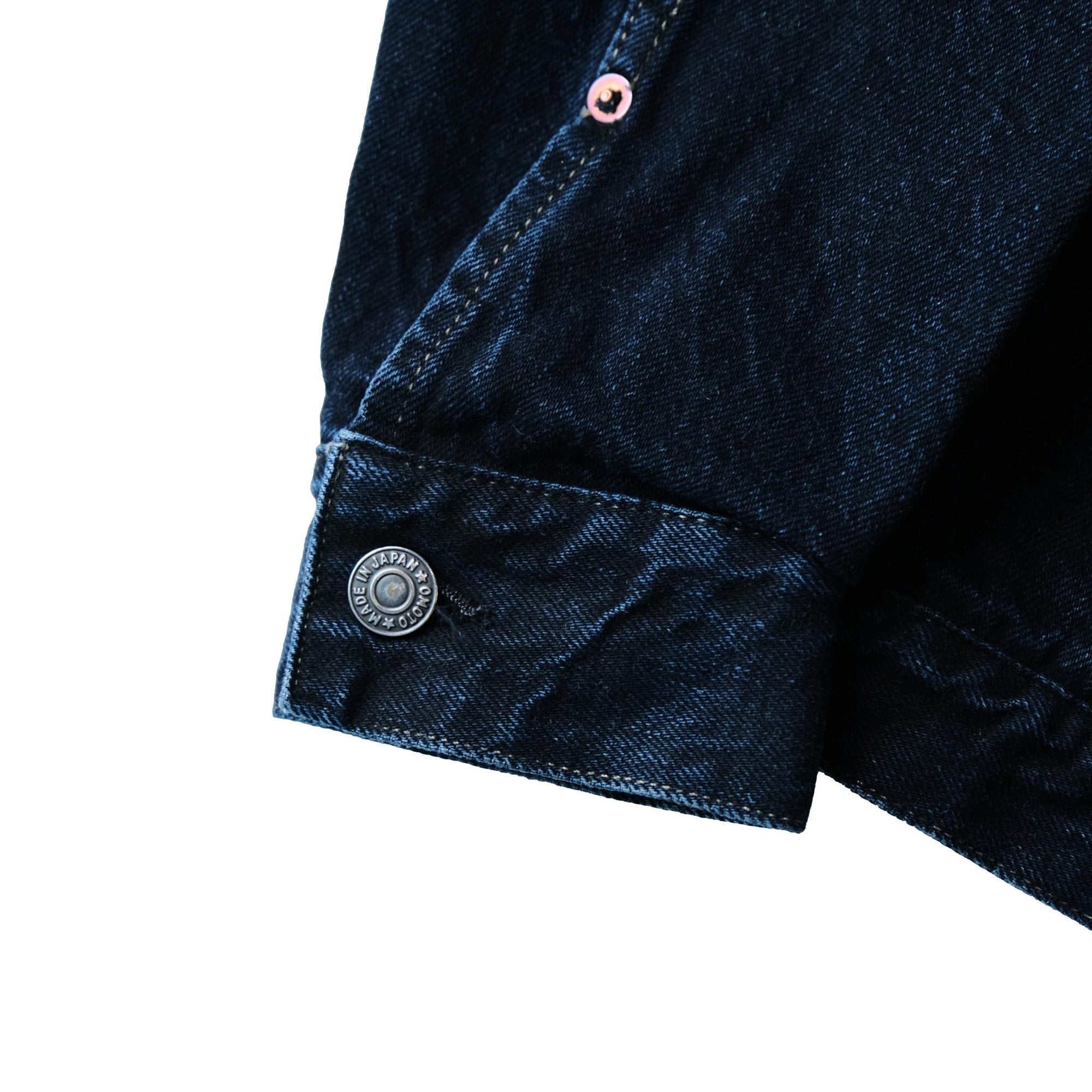 Omoto Denim Indigo Overdyed Type 1 Selvedge Jacket - Okayama Denim