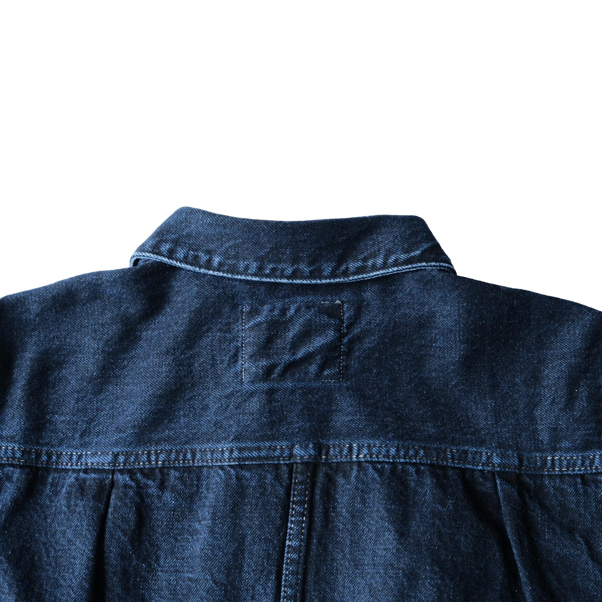 Omoto Denim Indigo Overdyed Type 1 Selvedge Jacket - Okayama Denim