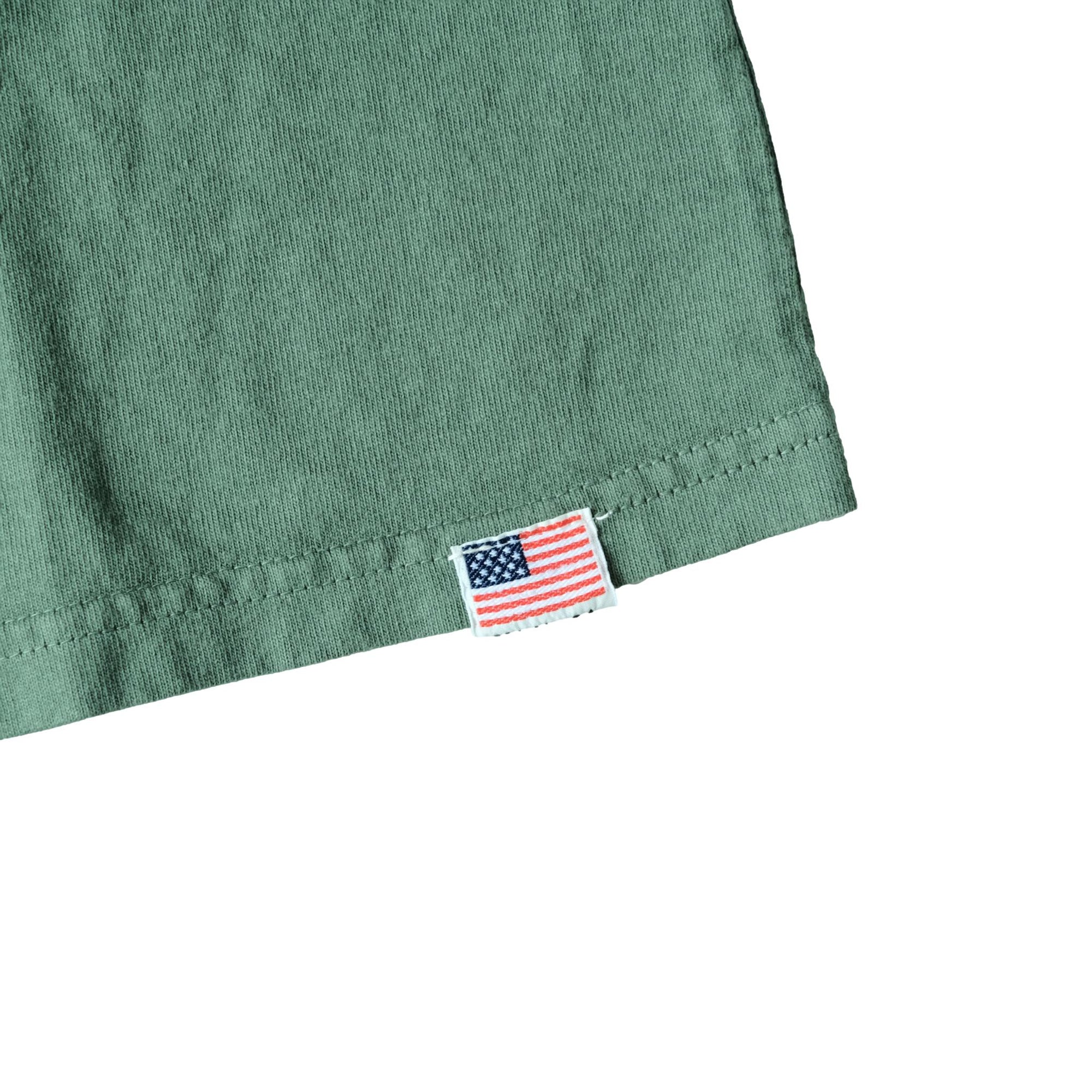 Studio D'Artisan Logo Print Tee (Green) - Okayama Denim