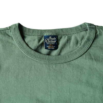 Studio D'Artisan Logo Print Tee (Green) - Okayama Denim