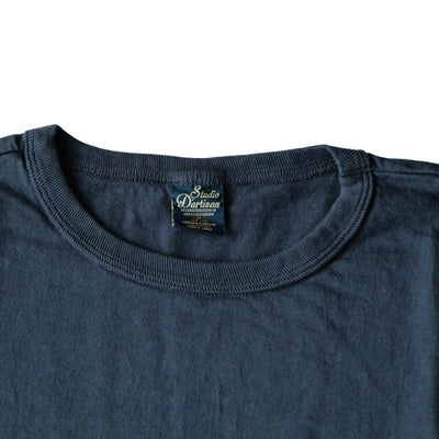 Studio D'Artisan Logo Print Tee (Navy) - Okayama Denim