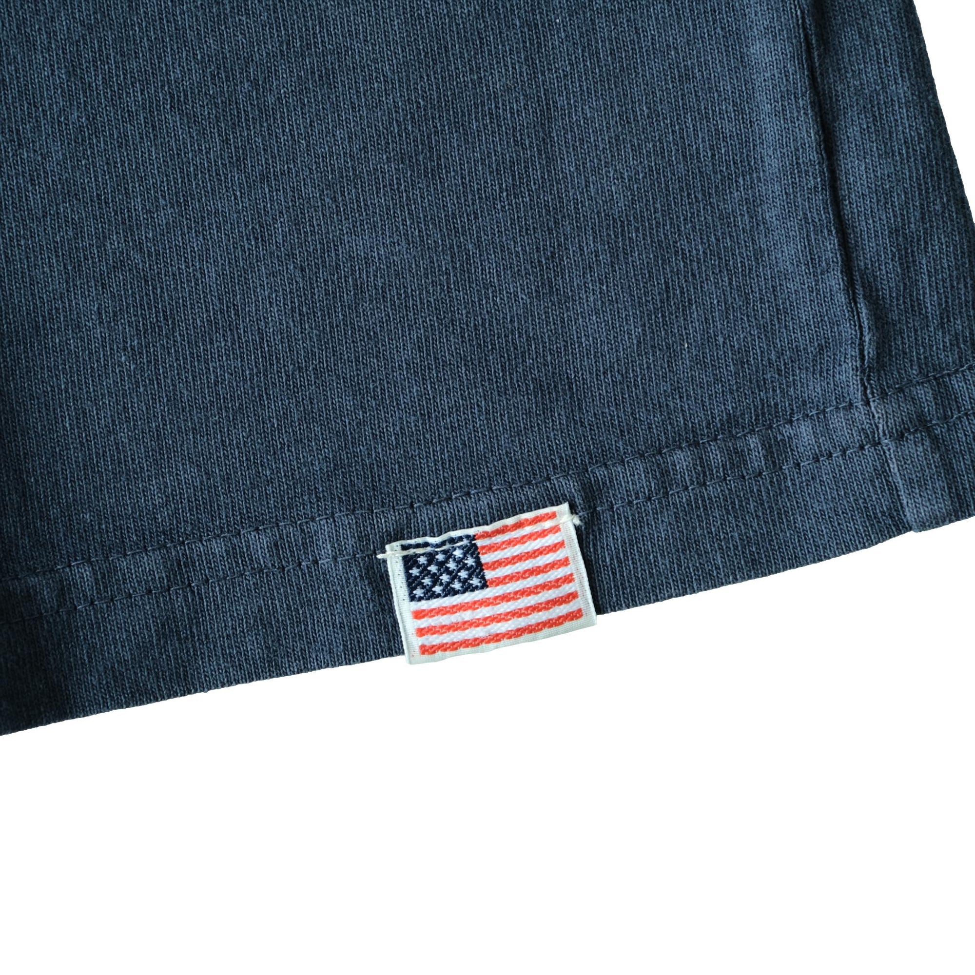 Studio D'Artisan Logo Print Tee (Navy) - Okayama Denim