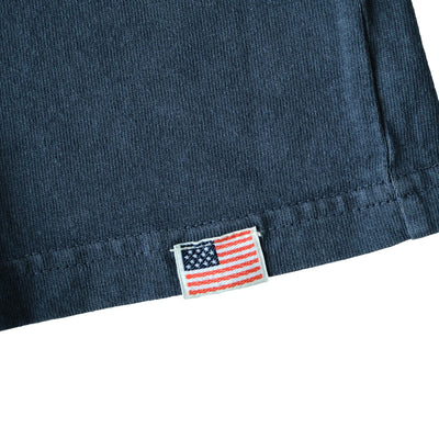 Studio D'Artisan Logo Print Tee (Navy) - Okayama Denim