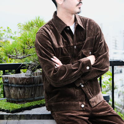 Momotaro Jumbo Corduroy Type 2 Jacket (Brown)