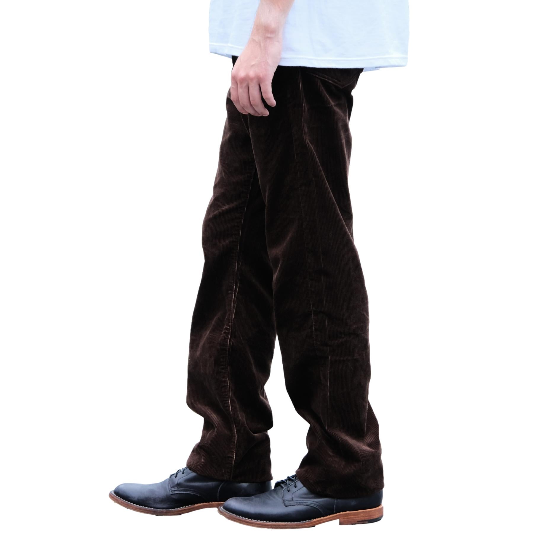 Momotaro Jumbo Corduroy Pants (Brown)