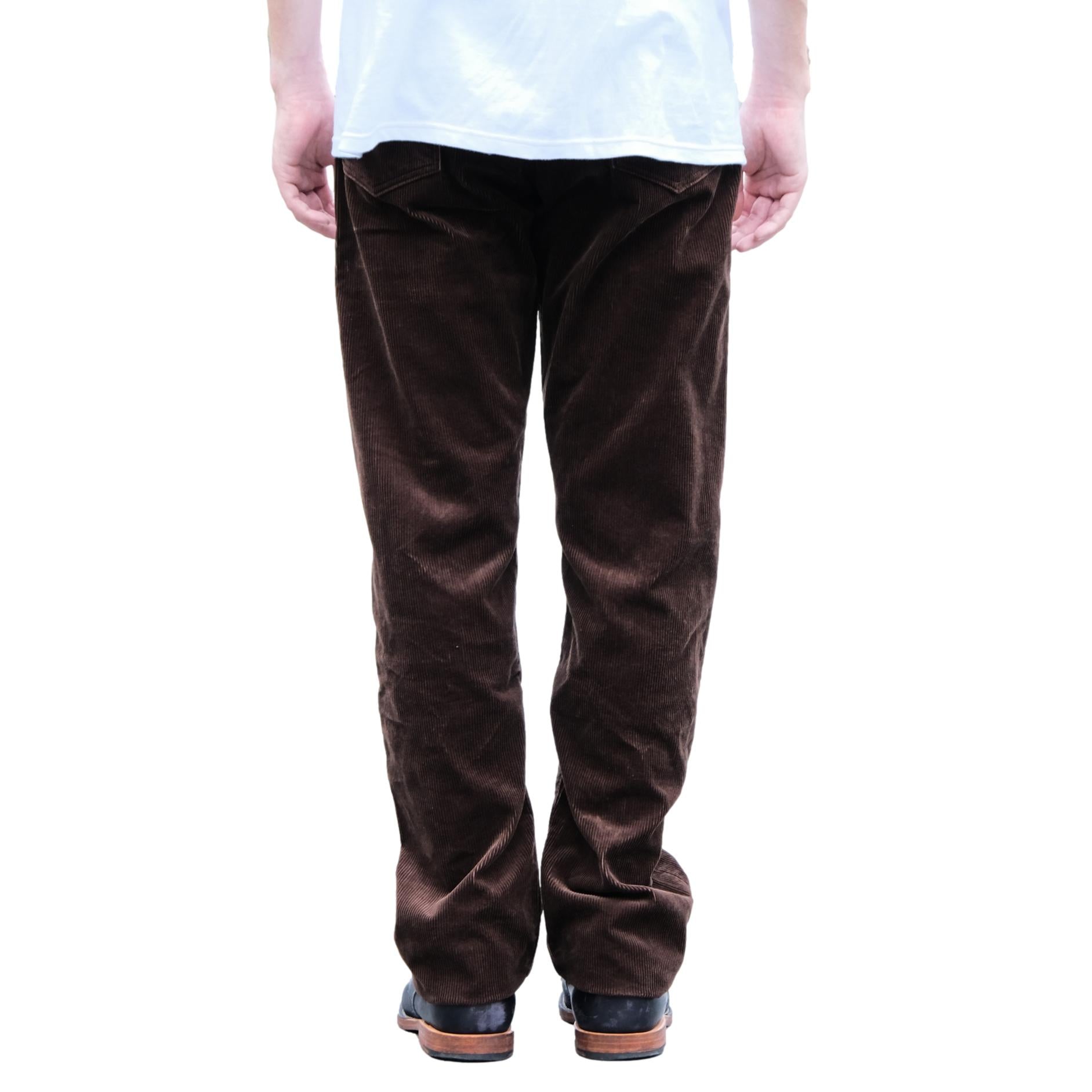 Momotaro Jumbo Corduroy Pants (Brown)