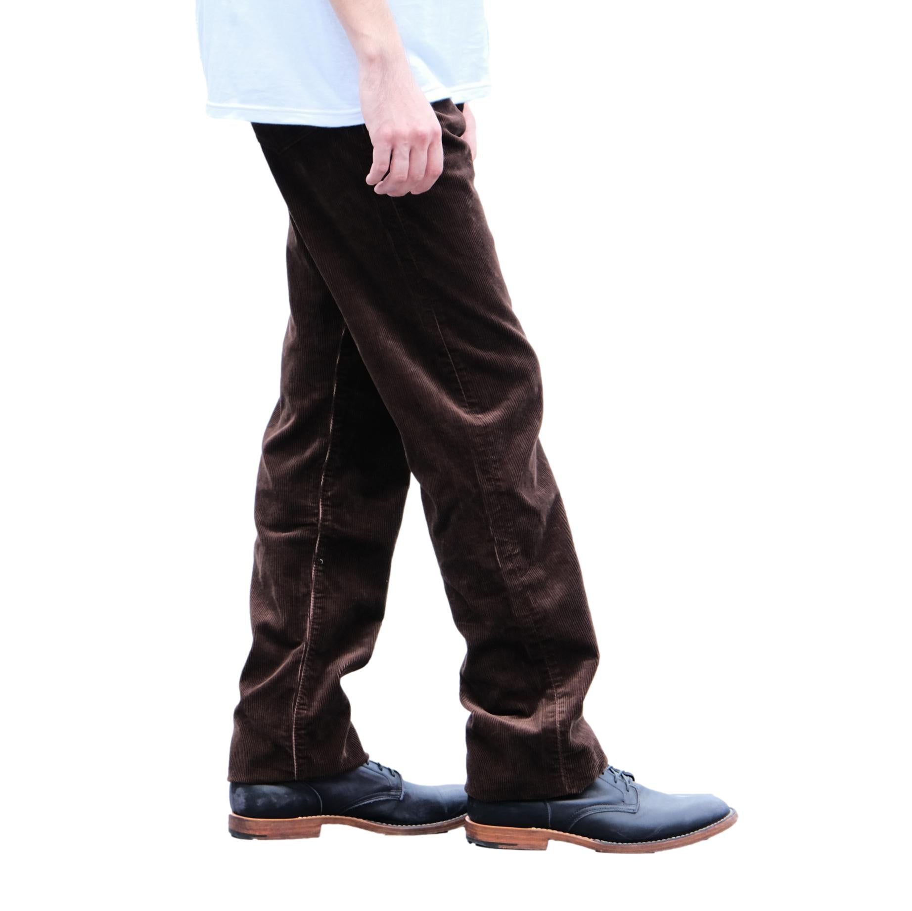 Momotaro Jumbo Corduroy Pants (Brown)