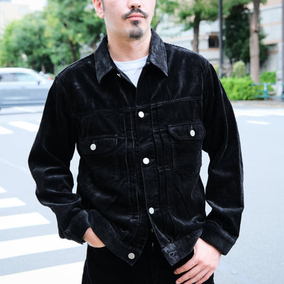 Momotaro Jumbo Corduroy Type 2 Jacket (Black)