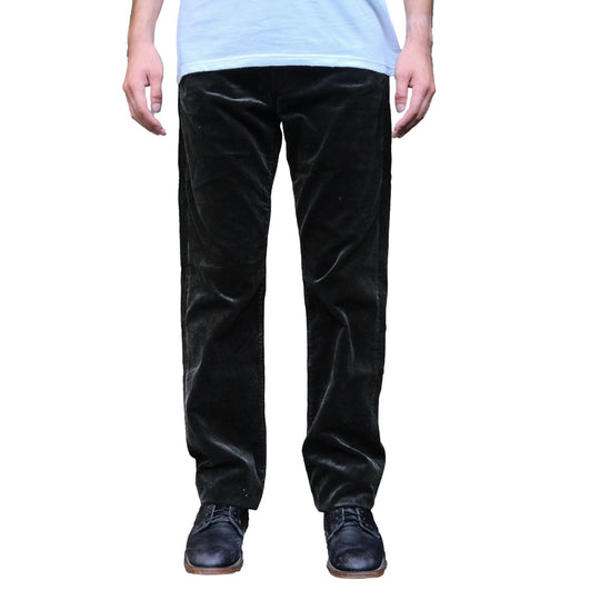 Momotaro Jumbo Corduroy Pants (Black)