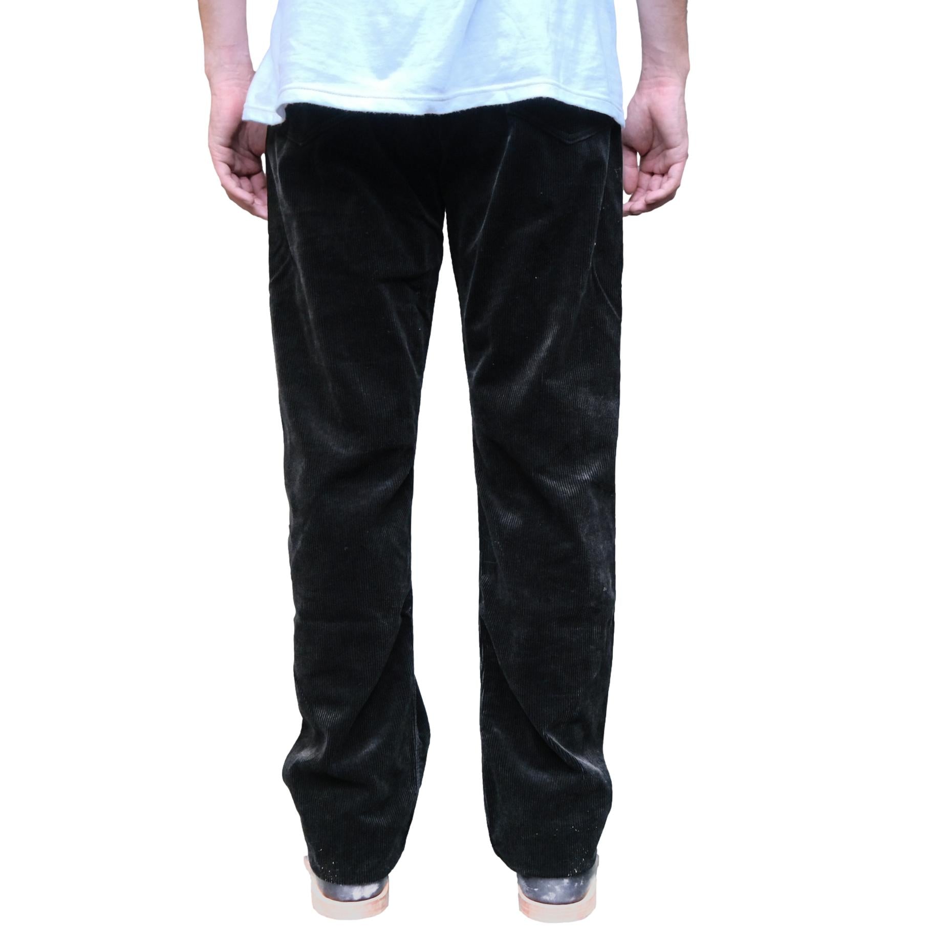 Momotaro Jumbo Corduroy Pants (Black)