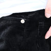 Momotaro Jumbo Corduroy Pants (Black)