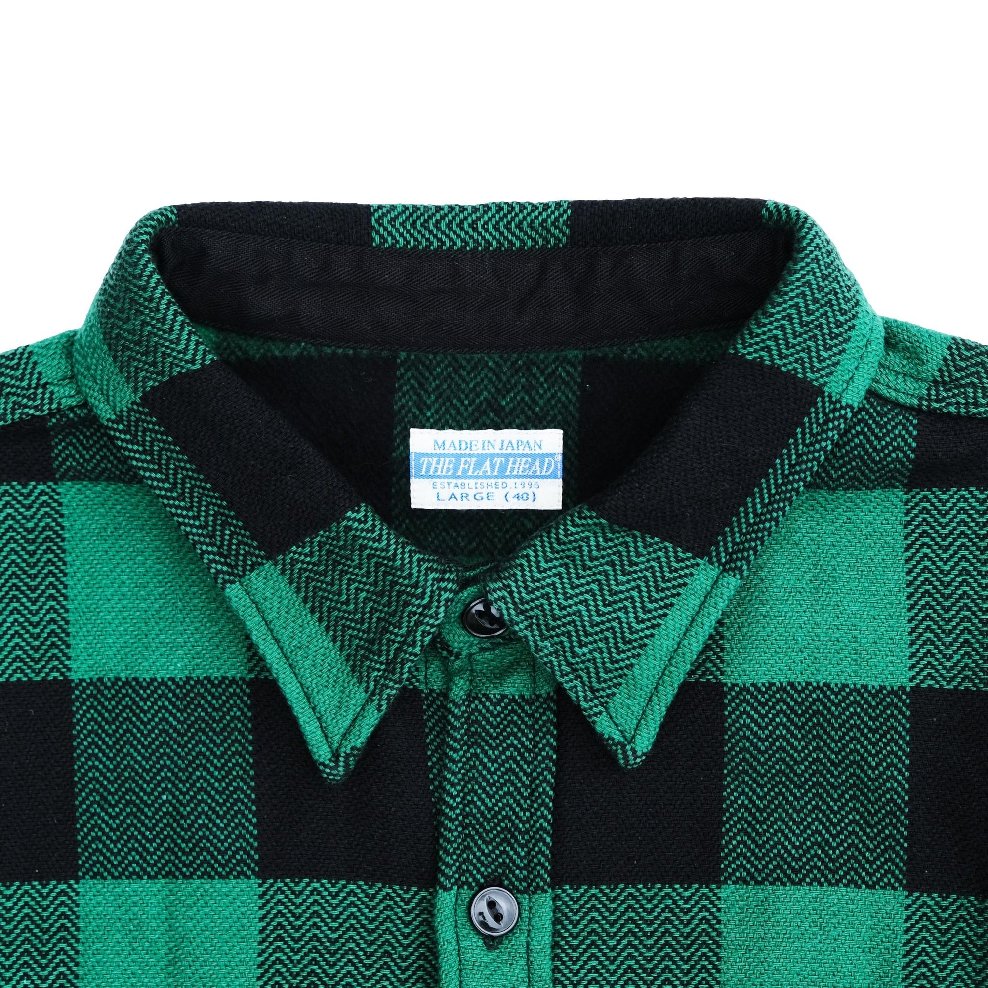 The Flat Head Block Check Flannel Shirt