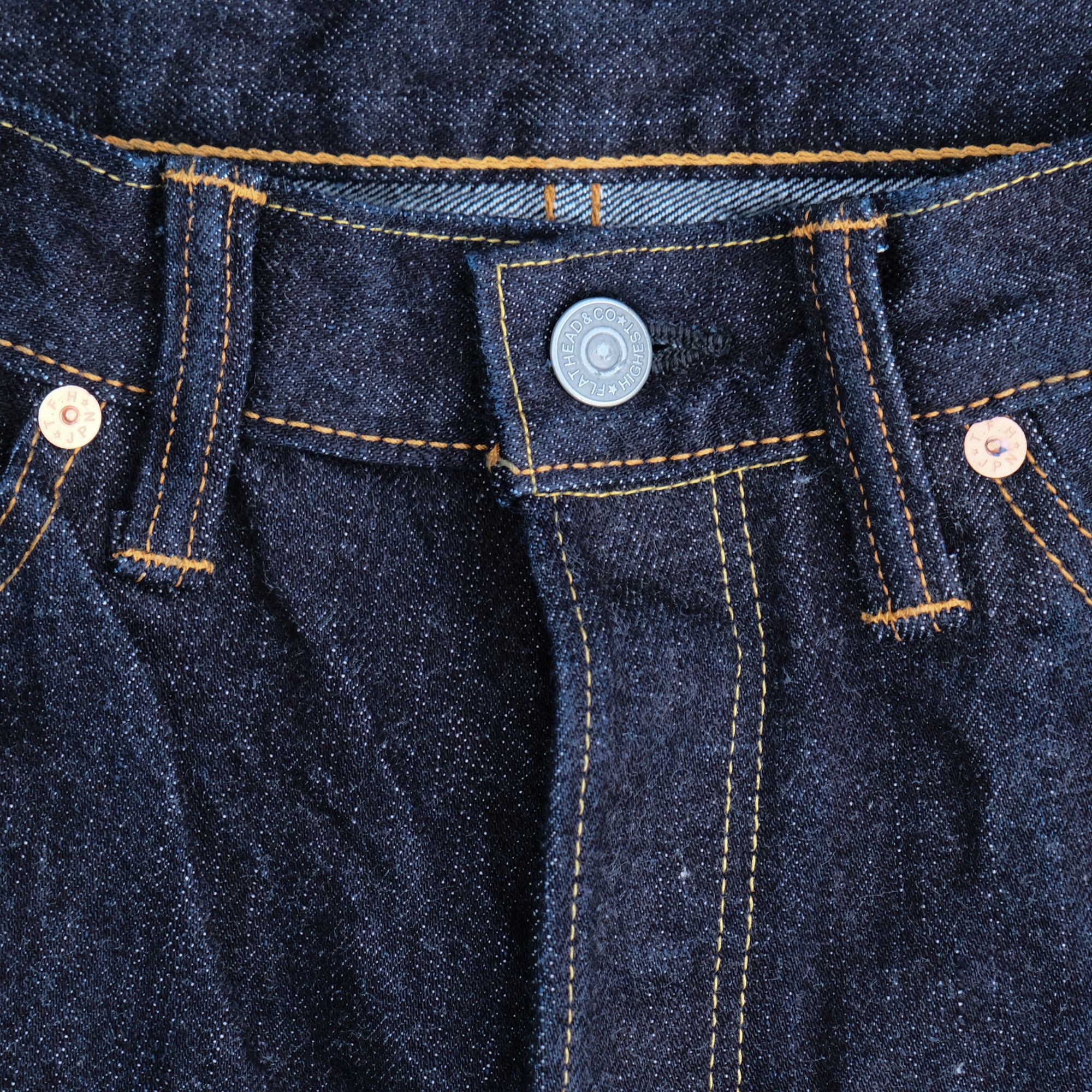The Flat Head FN-3004 "Doshaburi" Selvedge Jeans (Wide Straight)