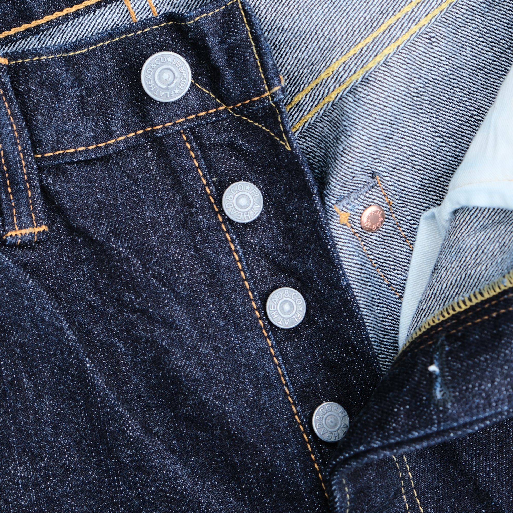 The Flat Head FN-3004 "Doshaburi" Selvedge Jeans (Wide Straight)