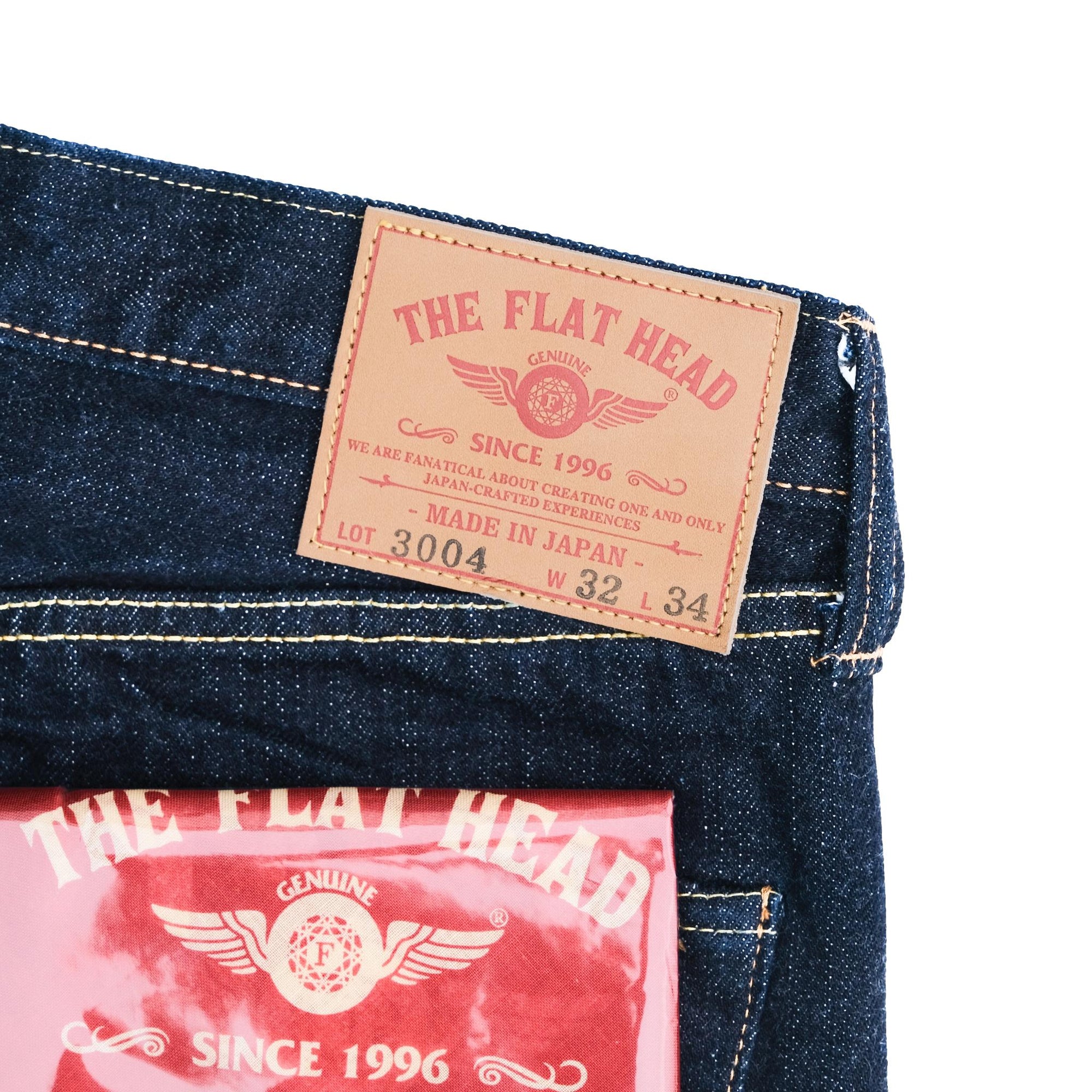 The Flat Head FN-3004 "Doshaburi" Selvedge Jeans (Wide Straight)
