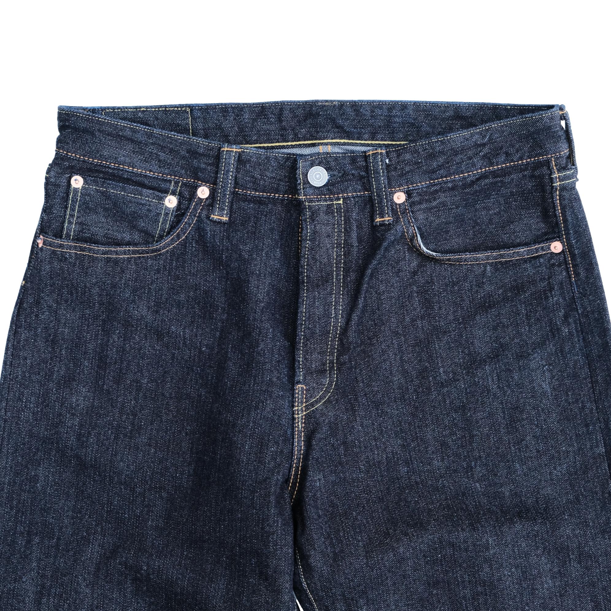 The Flat Head FN-D11 "Doshaburi" Left Hand Twill Selvedge Jeans (Wide Straight)