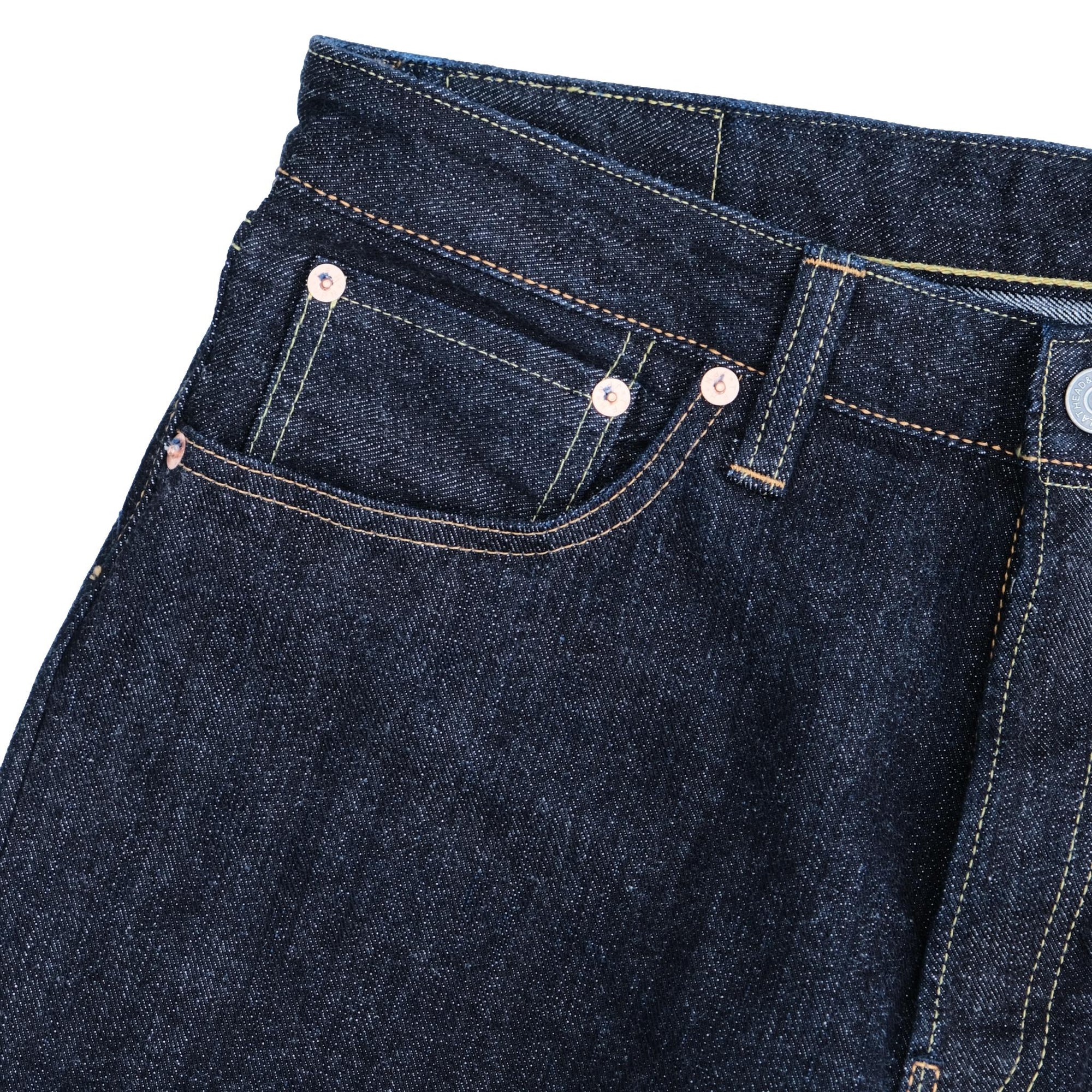 The Flat Head FN-D11 "Doshaburi" Left Hand Twill Selvedge Jeans (Wide Straight)