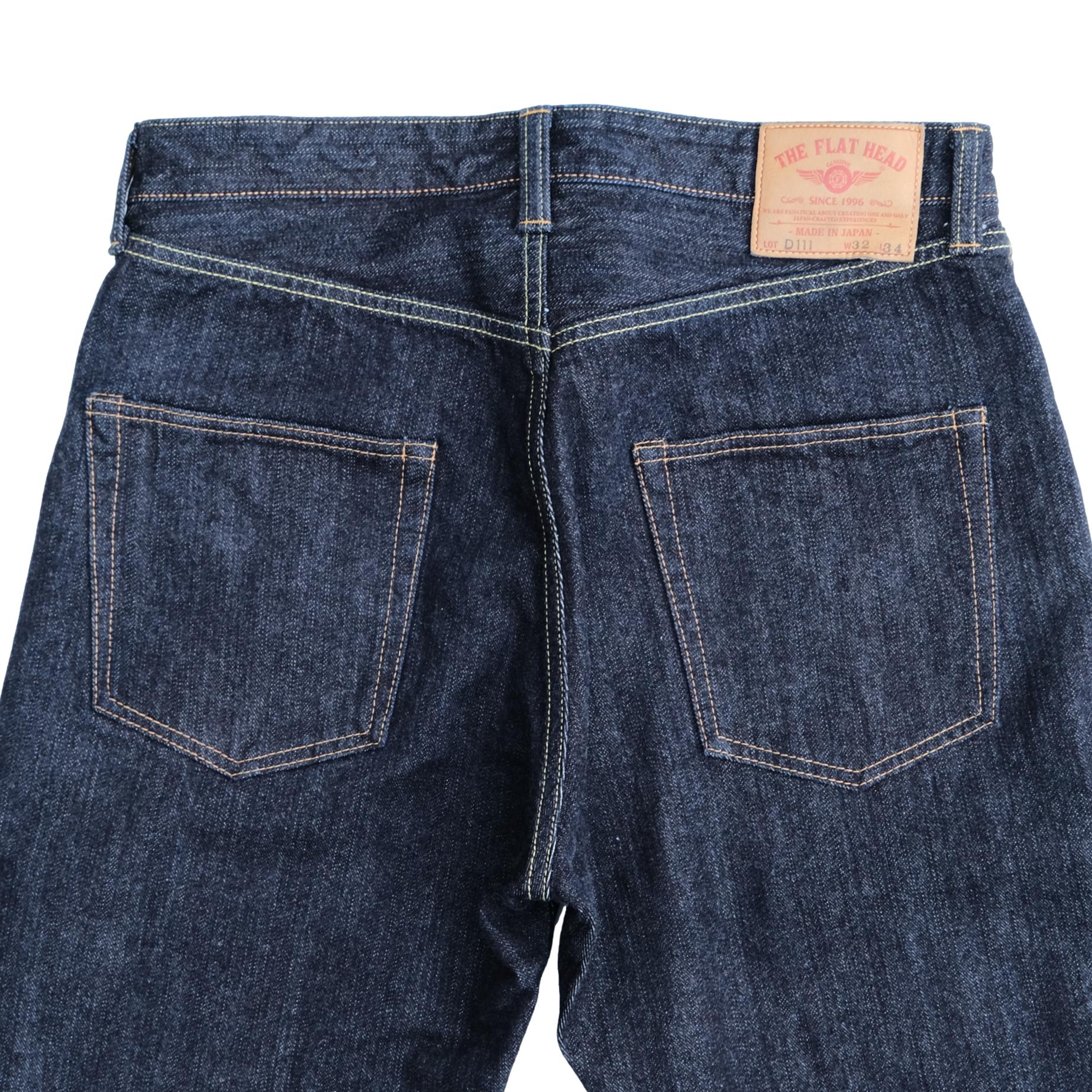 The Flat Head FN-D11 "Doshaburi" Left Hand Twill Selvedge Jeans (Wide Straight)