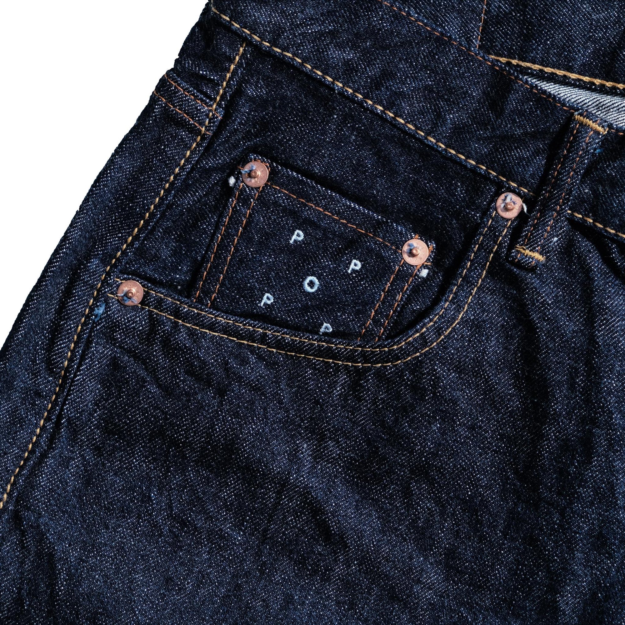 Fullcount x Pop Trading Company 13.7oz. Selvedge Jeans (Wide Straight)