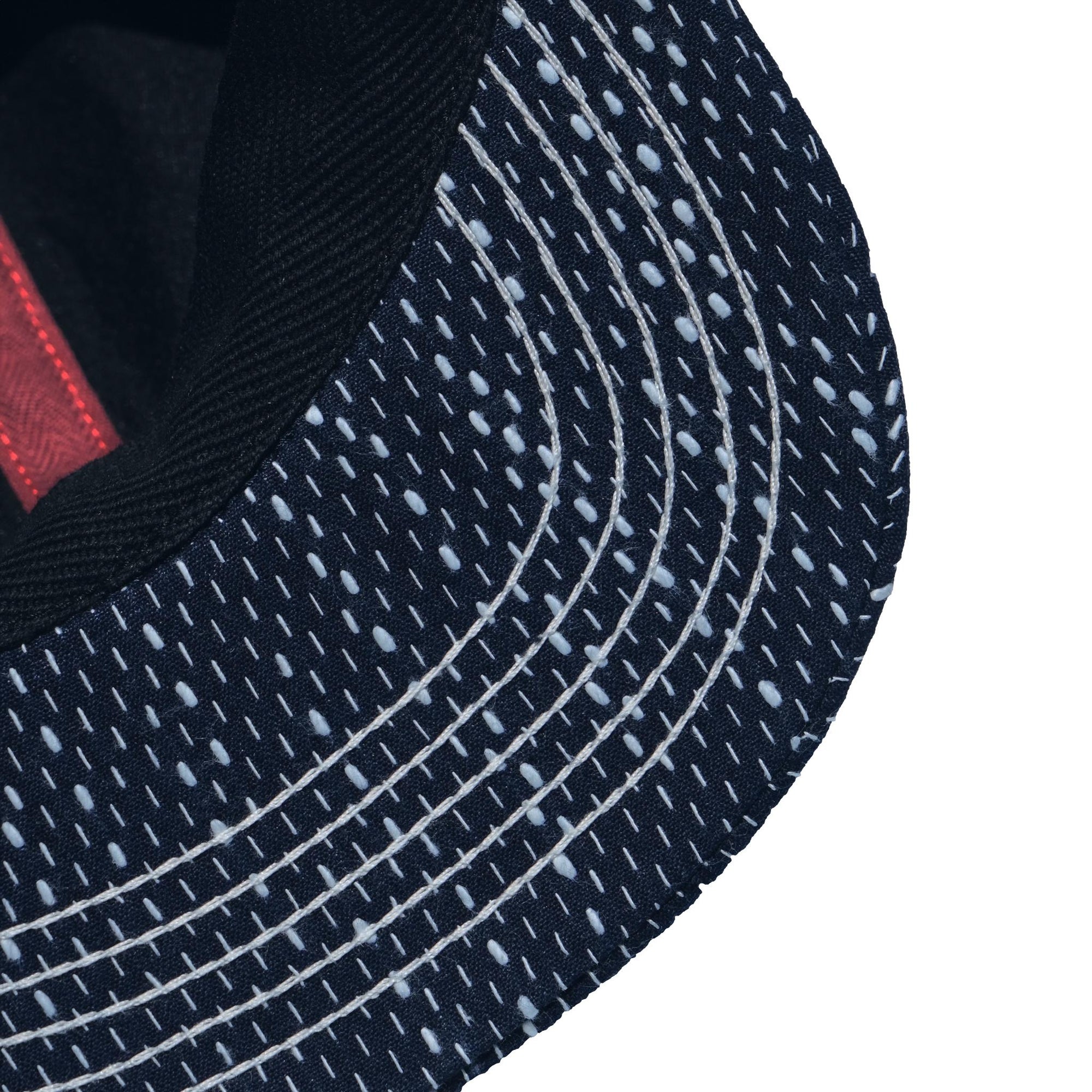 OD+PL Natural Indigo "Ame" Sashiko 6-Panel Cap - Okayama Denim