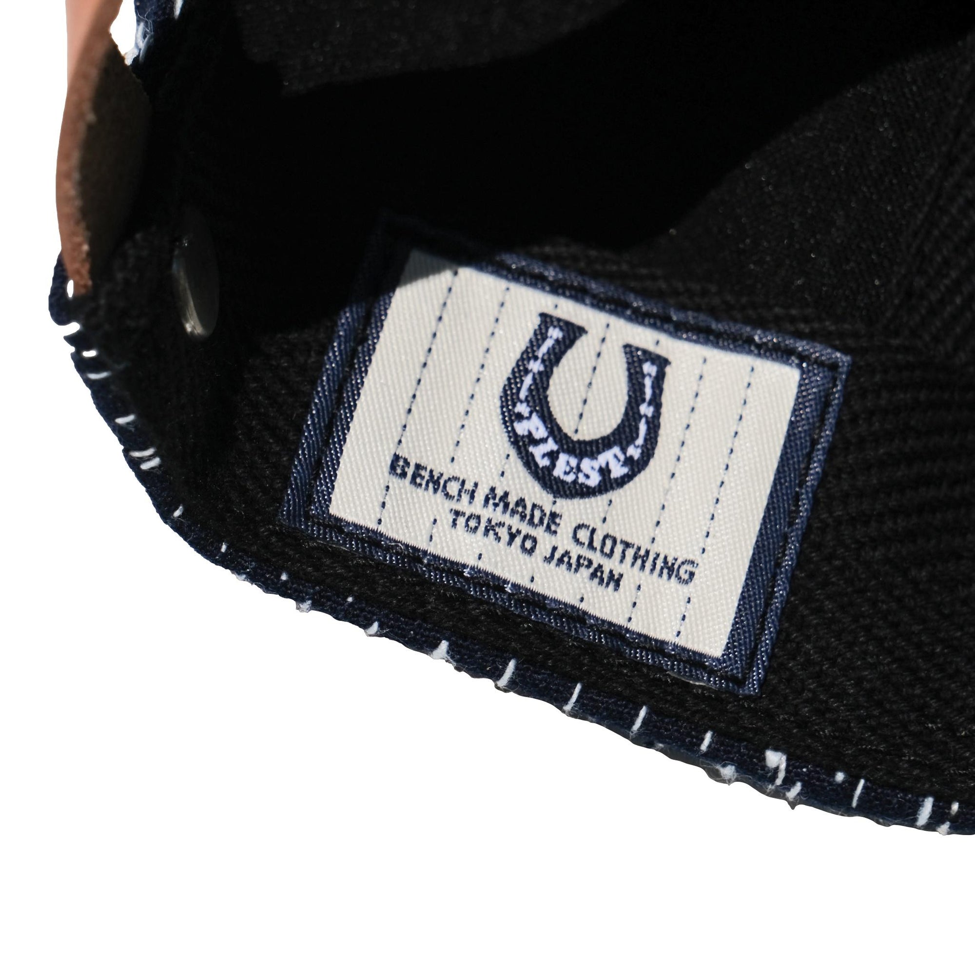 OD+PL Natural Indigo "Ame" Sashiko 6-Panel Cap - Okayama Denim